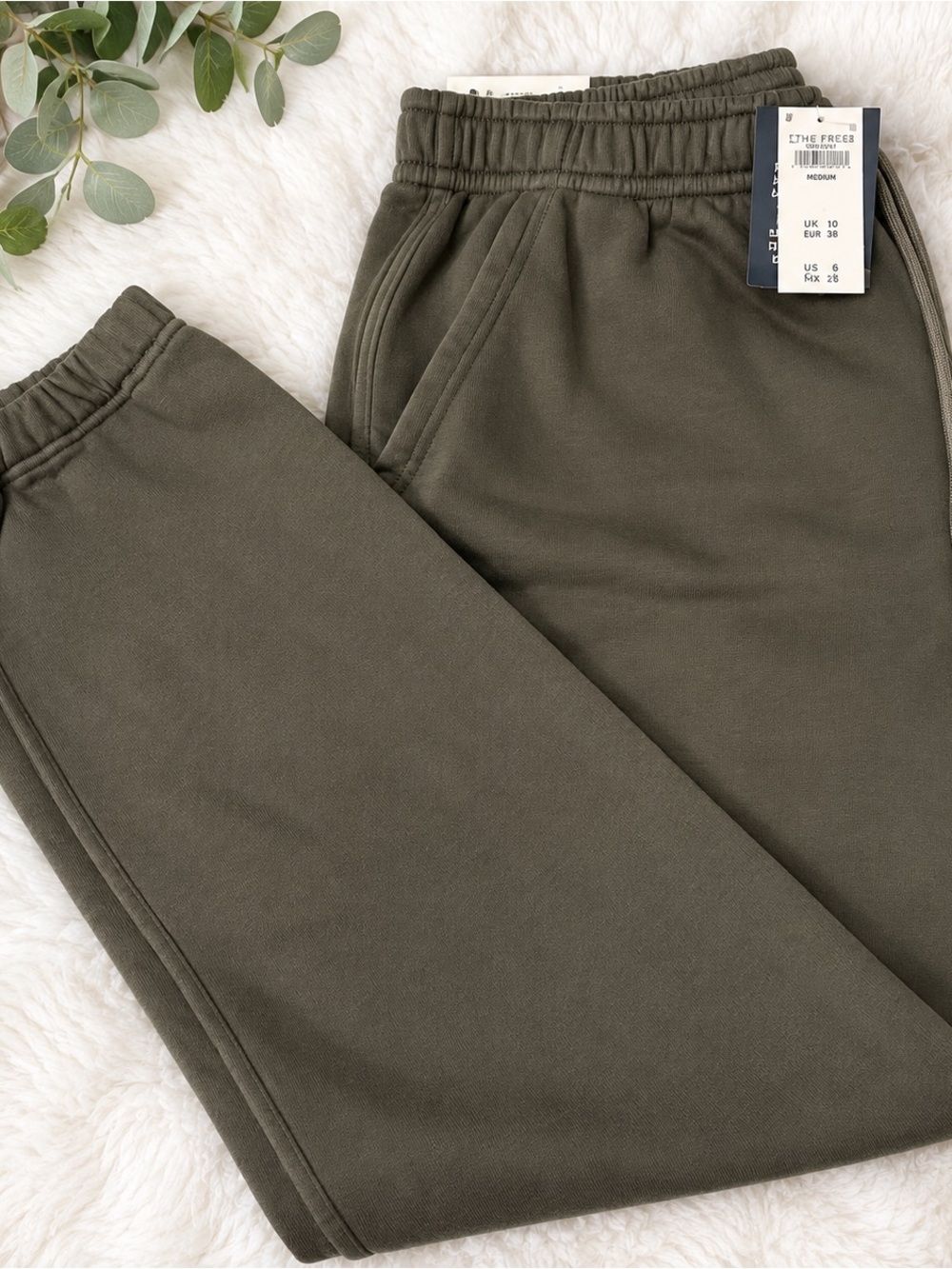 Abercrombie & Fitch Men's Olive Grey Jogger/Sweat Pants Size M